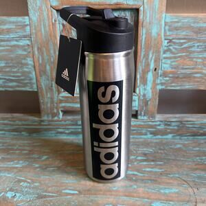NWT adidas Double Wall Water Bottle 600 Ml/ 20 fl oz Stainless Steel 24 HR Cold
